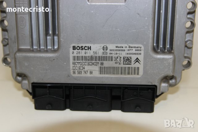 Моторен компютър Citroen C5 (2004-2008г.) 0 281 011 561 / 0281011561 / 96 569 747 80 / 9656974780, снимка 2 - Части - 44097523