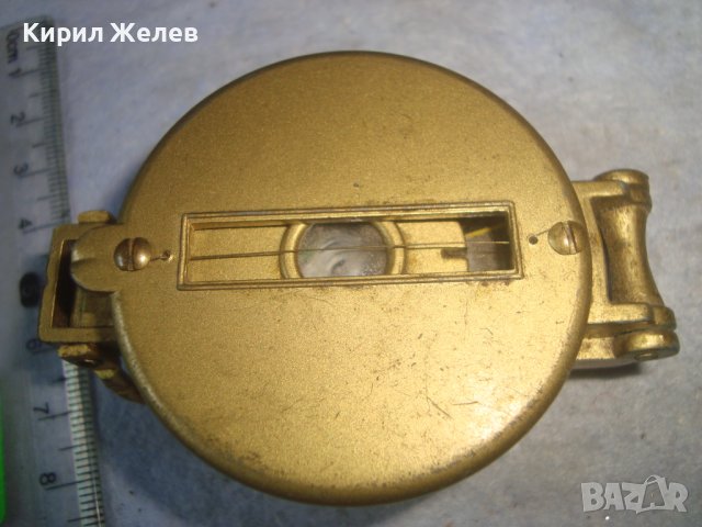СТАР МЕТАЛЕН ПРЕЦИЗЕН КОМПАС АЛУМИНИЕВ КОРПУС 16767, снимка 12 - Антикварни и старинни предмети - 38107864