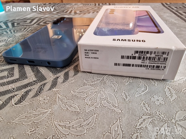 Samsung A15 Blue 128GB Като нов, снимка 6 - Samsung - 52903796