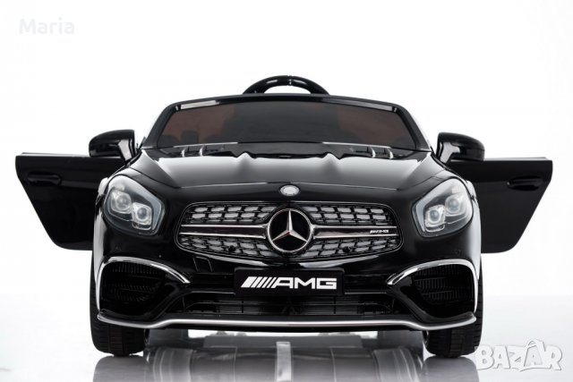 Акумулаторен КОЛА Mercedes Benz SL65 AMG 12V батерия,функция за люлеене, снимка 3 - Детски велосипеди, триколки и коли - 37299482