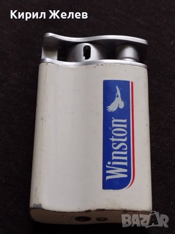 МЕТАЛНА ЗАПАЛКА WINSTON ПЕРФЕКТНО СЪСТОЯНИЕ РАБОТИ МНОГО КРАСИВА СТИЛНА 34094, снимка 2 - Запалки - 38993161