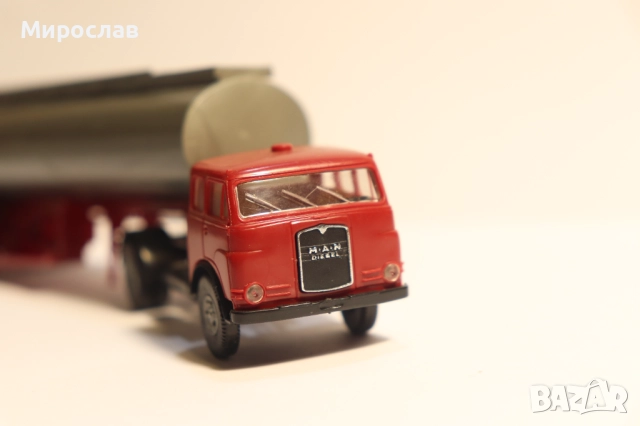 BREKINA ?? H0 1/87 MAN ЦИСТЕРНА КАМИОН МОДЕЛ КОЛИЧКА, снимка 4 - Колекции - 52528911