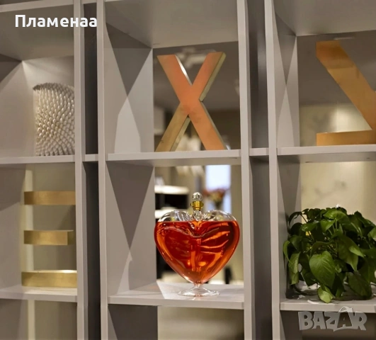 Декантер за вино сърце 500мл./1000мл., снимка 3 - Други - 53186976