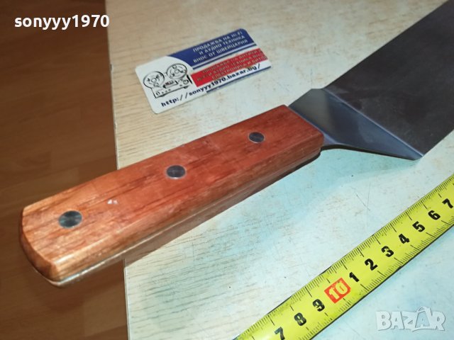 ШПАТОЛА С ДЪРВЕНА ДРЪЖКА 1001241703, снимка 4 - Други ценни предмети - 43747435