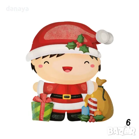 5384 3D хартиена коледна украса за стена, различни модели, снимка 6 - Декорация за дома - 47748834