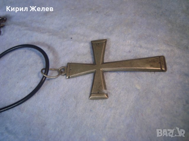 ПОСРЕБРЕНО СТИЛНО АРТ КРЪСТЧЕ - КОЛИЕ 27453, снимка 7 - Колиета, медальони, синджири - 36950630