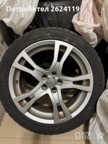 Продавам джанти с гуми OZ , 17" 5X100 , 57.1 , 7,5J ,ET 35