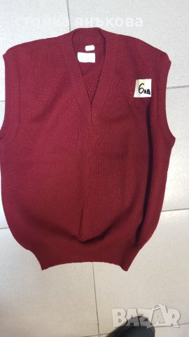 Продавам елек за риза, цвят бордо