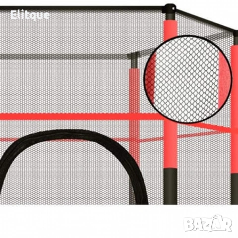 Мини батут с мрежа за безопасност – Компактен и забавен избор за деца, снимка 5 - Други спортове - 53531281