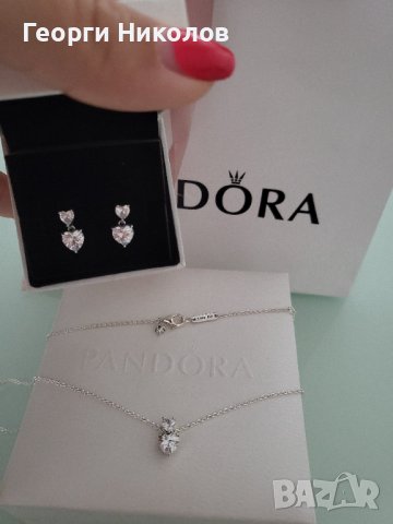 Ново оригинално колие на ПАНДОРА ПАНДОРА S925 АLE с кутия, снимка 2 - Колиета, медальони, синджири - 37726946