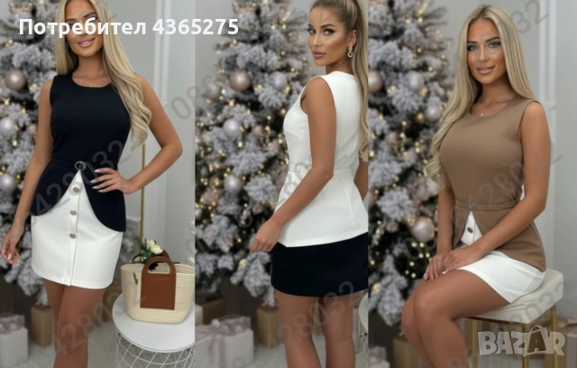 прекрасни стилни рокли с подвижно коланче , снимка 3 - Рокли - 52705548