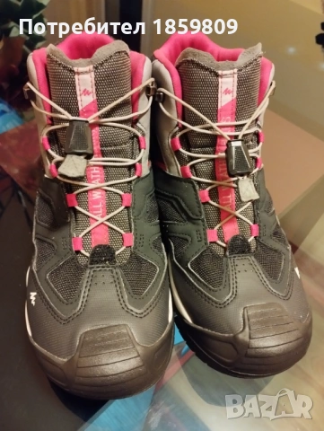 Детски водоустойчиви туристически обувки QUECHUA CROSSROCK MID, снимка 11 - Детски боти и ботуши - 53026329