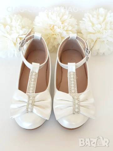 Бели Балеринки за момиче, снимка 8 - Детски обувки - 50883216