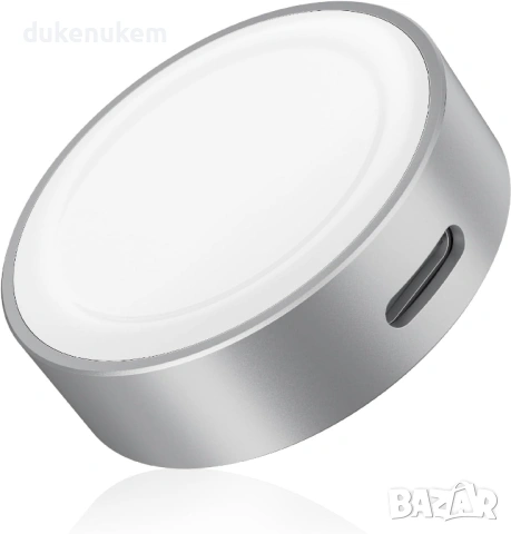 Магнитно зарядно за Apple Watch USB-C 5W – компактна безжична док станция