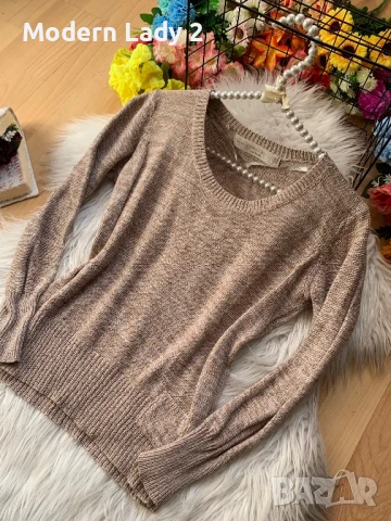 Тънък пуловер Зара, снимка 2 - Блузи с дълъг ръкав и пуловери - 50898839