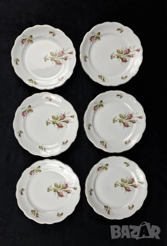 Сервиз за хранене с рози - Johann Haviland, снимка 2 - Сервизи - 49680084