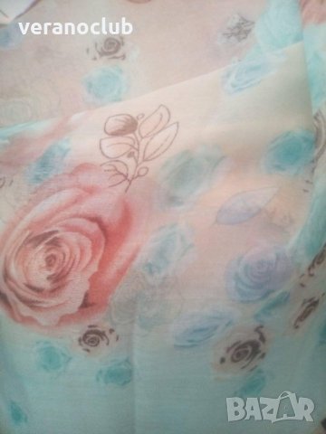 Нежен шал вискоза Розички, снимка 2 - Шалове - 32959764