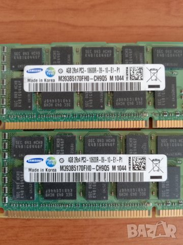 Samsung DDR3 2x4GB PC3-10600 1333mhz, снимка 2 - RAM памет - 43442572