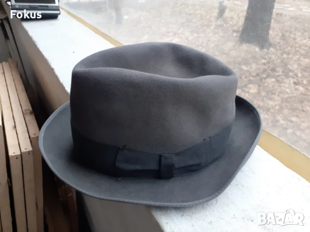 Мъжка шапка бомбе Борсалино - Borsalino, снимка 2 - Антикварни и старинни предмети - 51083495