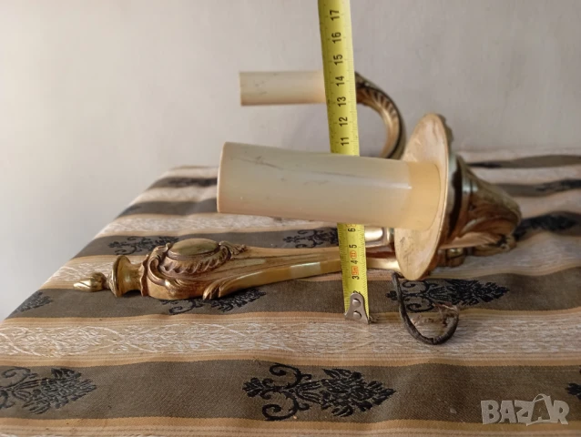 Бароков аплик за стена, снимка 4 - Лампи за стена - 50990297