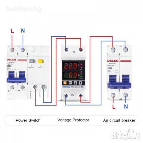 Защита от свръх напрежение и товар, интелигентен предпазител, снимка 4 - Друга електроника - 40107282