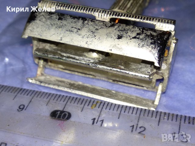 Стара РЕТРО КОЛЕКЦИОНЕРСКИ РЯДЪК МОДЕЛ САМОБРЪСНАЧКА ЖИЛЕТ с МАРКРОВКИ 12486, снимка 10 - Колекции - 43805891