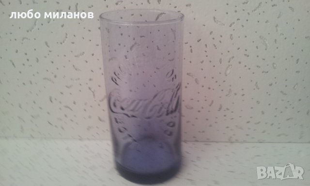 Стъклени чаши Кока Кола от един цвят прозрачно сини 6 бр, снимка 6 - Колекции - 39408798