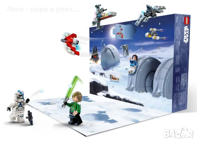 НОВО LEGO 75395 Star Wars - Адвент календар 2024, снимка 4 - Конструктори - 48329158