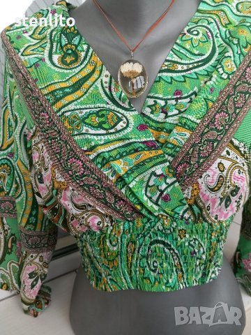 Нова дамска блуза Amisu размер S, снимка 11 - Блузи с дълъг ръкав и пуловери - 43180241