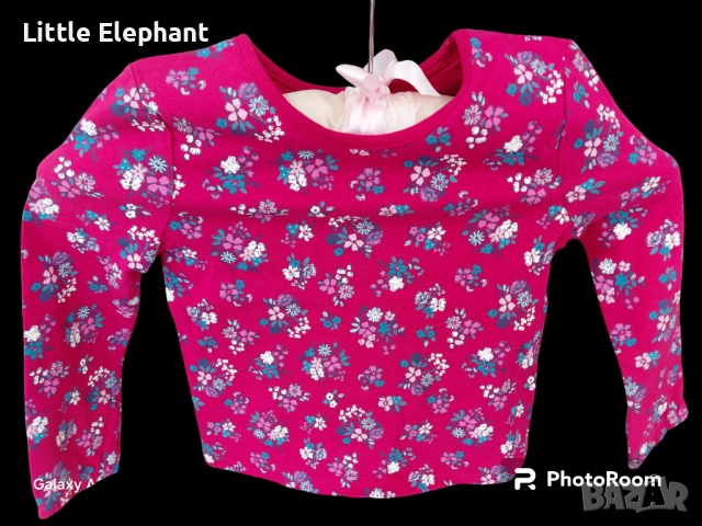 Блузка с дълъг ръкав за 18-24 мес мом,букетчета цветя,колекция"Flowers",Англия/нова