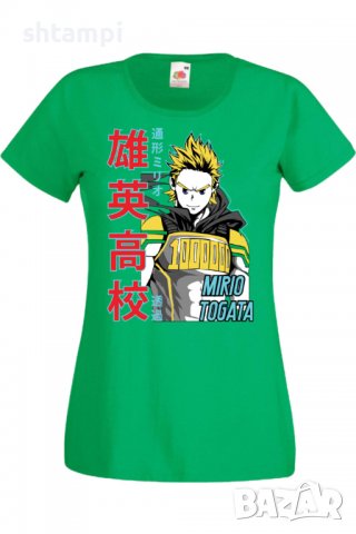 Дамска тениска Аниме Манга My Hero Academia Mirio Togata 02,Анимация,игра,Празник,Повод., снимка 7 - Тениски - 38059519