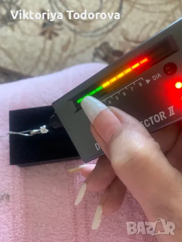 Ново колие с ест.диамант-0,50к-СУПЕР ОФЕРТА-НА ПОЛОВИН ЦЕНА-ДО КОЛЕДА, снимка 4 - Колиета, медальони, синджири - 48319718