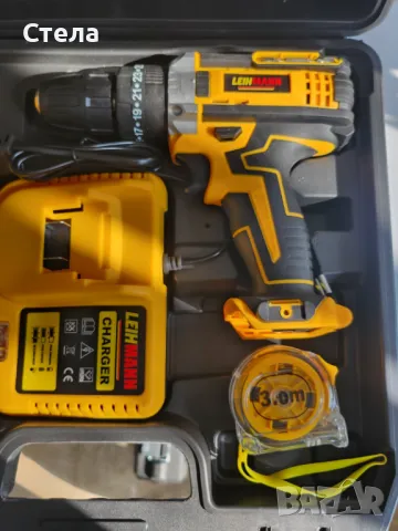 Комплект бормашина,  електрическа отвертка, с перкусия, 2 акумулатора, 500W, зарядно, снимка 5 - Бормашини - 47648165