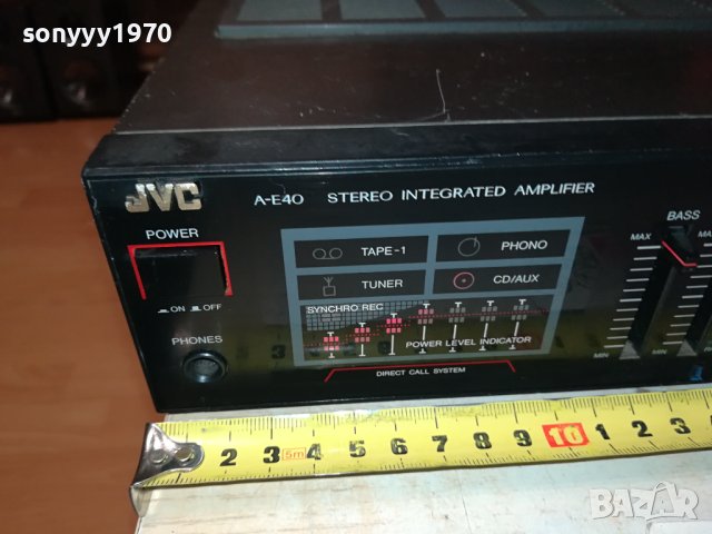 JVC JAPAN AMPLIFIER-SWISS 0801241624, снимка 2 - Ресийвъри, усилватели, смесителни пултове - 43713725