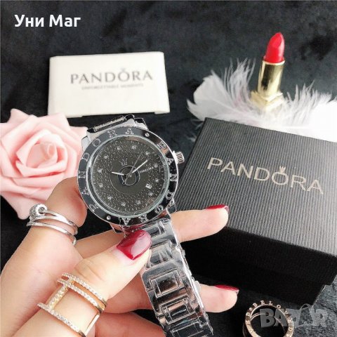 Дамски стилен, ръчен часовник с дата Pandora / Пандора, снимка 3 - Дамски - 37072139