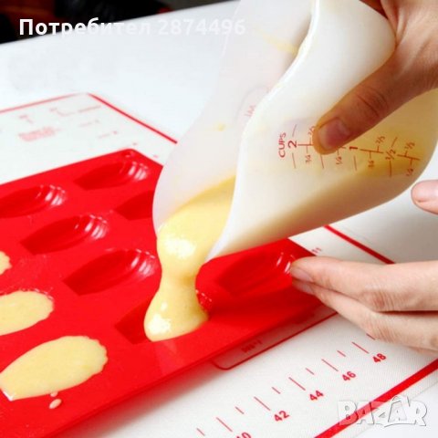2771 Силиконова мерителна чаша/мензура, 500 мл., снимка 2 - Аксесоари за кухня - 35345837