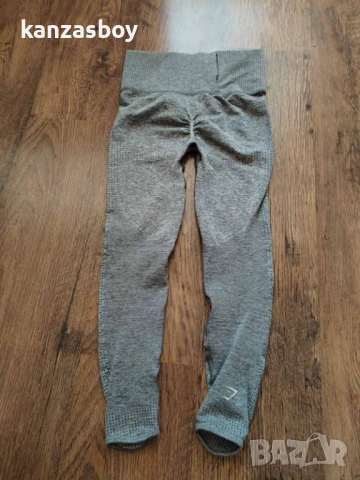 Gymshark Vital Rise - Безшевен фитнес клин КАТО НОВ ХС, снимка 10 - Клинове - 50774227