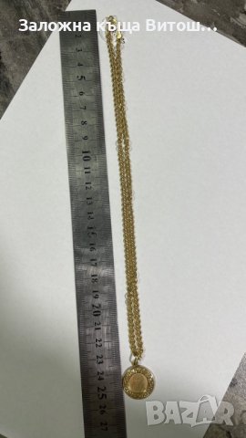 Златен синджир с висулка 14к / 5.99 гр., снимка 3 - Колиета, медальони, синджири - 43184305