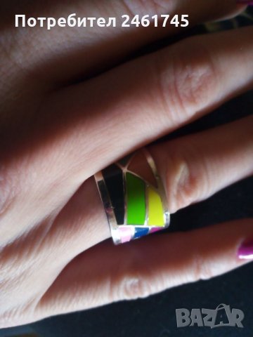  Пръстен медицинска стомана, снимка 9 - Пръстени - 35210990