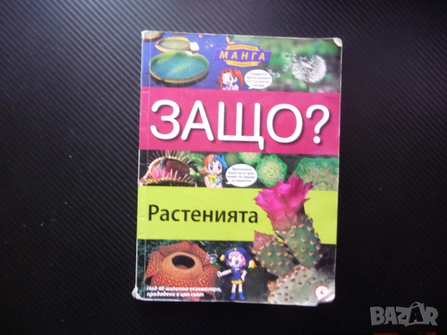 Защо? Растенията комикс забавно запознаване децата със света дървета храсти цветя водорасли билки фл