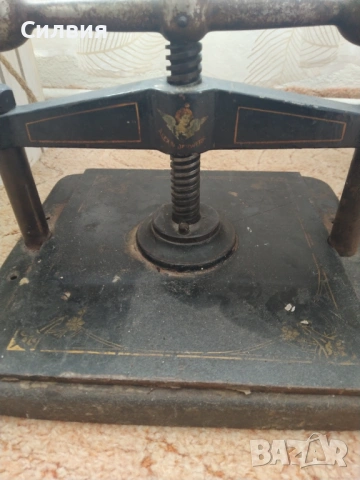  ретро печатарска преса, снимка 2 - Антикварни и старинни предмети - 53074070