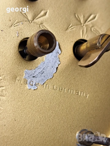 немски порцеланов часовник Mercedes аларма  27/1, снимка 9 - Декорация за дома - 51392221