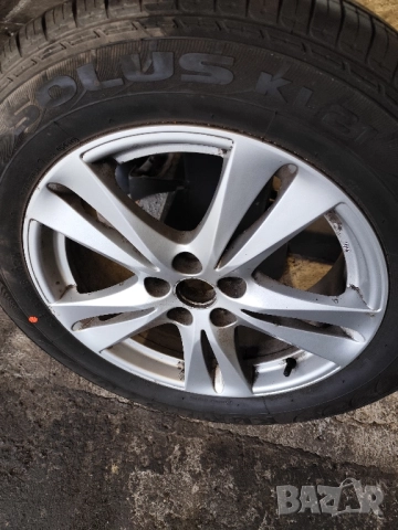 Джанта  с Гума (патерица)- Hyundai Santa fe-2010г, снимка 2 - Части - 52364098