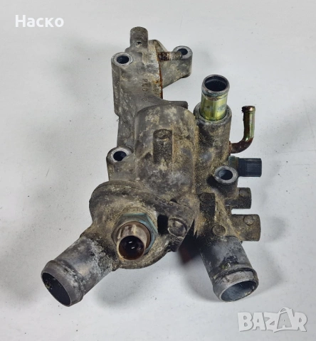 Тяло Корпус Фланец Стойка Термостат Honda FR-V FRV 1.7 Хонда ФР-В ФРВ, снимка 3 - Части - 53502129