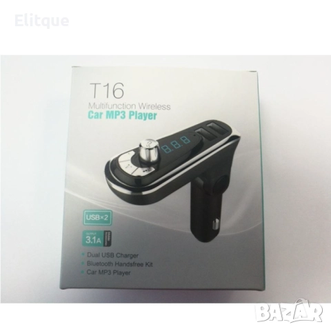 Многофункционален трансмитер за автомобил, модел T16, снимка 2 - Друга електроника - 52819856