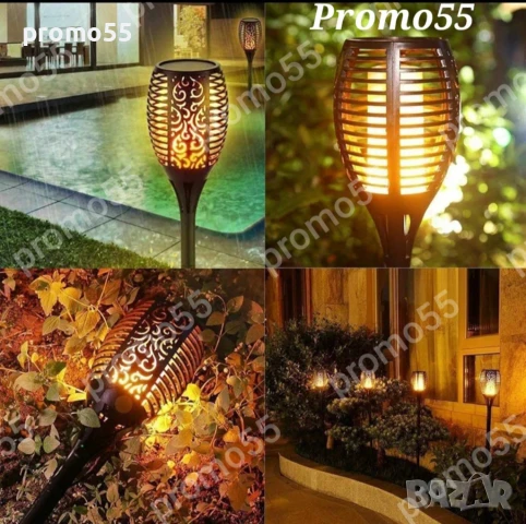 Соларна лампа за градина и двор с огнен ефект, танцуващ пламък, снимка 7 - Соларни лампи - 50507338