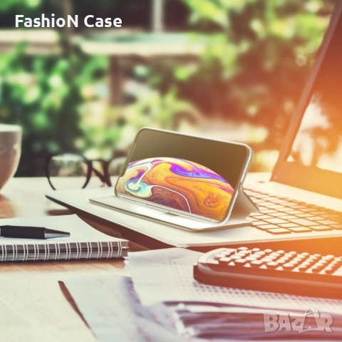 Samsung galaxy S21 PLUS Черен кожен калъф тип тефтер, снимка 3 - Калъфи, кейсове - 52420717