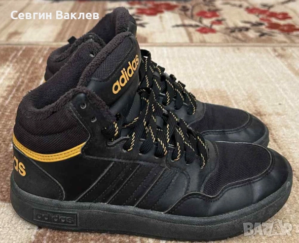 Adidas sportswear - Спортни обувки от еко кожа с лого, снимка 8 - Детски обувки - 51857285