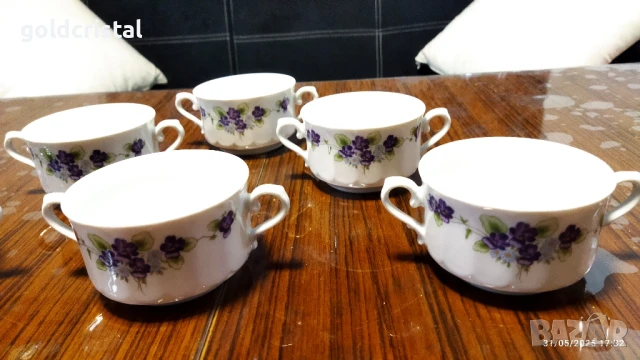 стар немски порцелан купички , снимка 4 - Антикварни и старинни предмети - 50541125