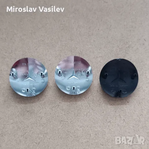 Емблема за решетка маска на Мерцедес Mercedes W211 W212 W221 42мм, снимка 3 - Аксесоари и консумативи - 50202709